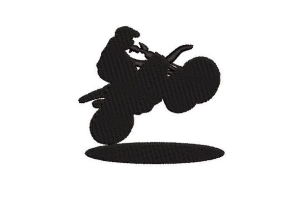 ATV Jumping Embroidery Design