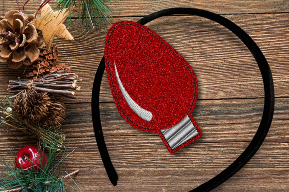 Christmas Light ITH Headband Slider