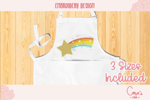 Review: Rainbow Star Embroidery Design