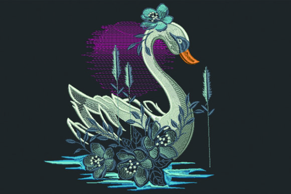 Swan Embroidery Design Review